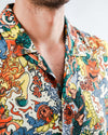 Irezumi Tattoo Aloha Shirt Ecru