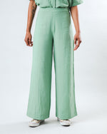 Bubble Wide Leg Light Green