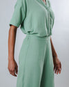 Bubble Wide Leg Light Green