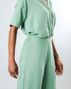 Bubble Wide Leg Light Green