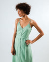 Bubble Strap Dress Light Green