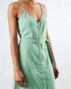 Bubble Strap Dress Light Green