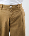Pleated Chino Camel