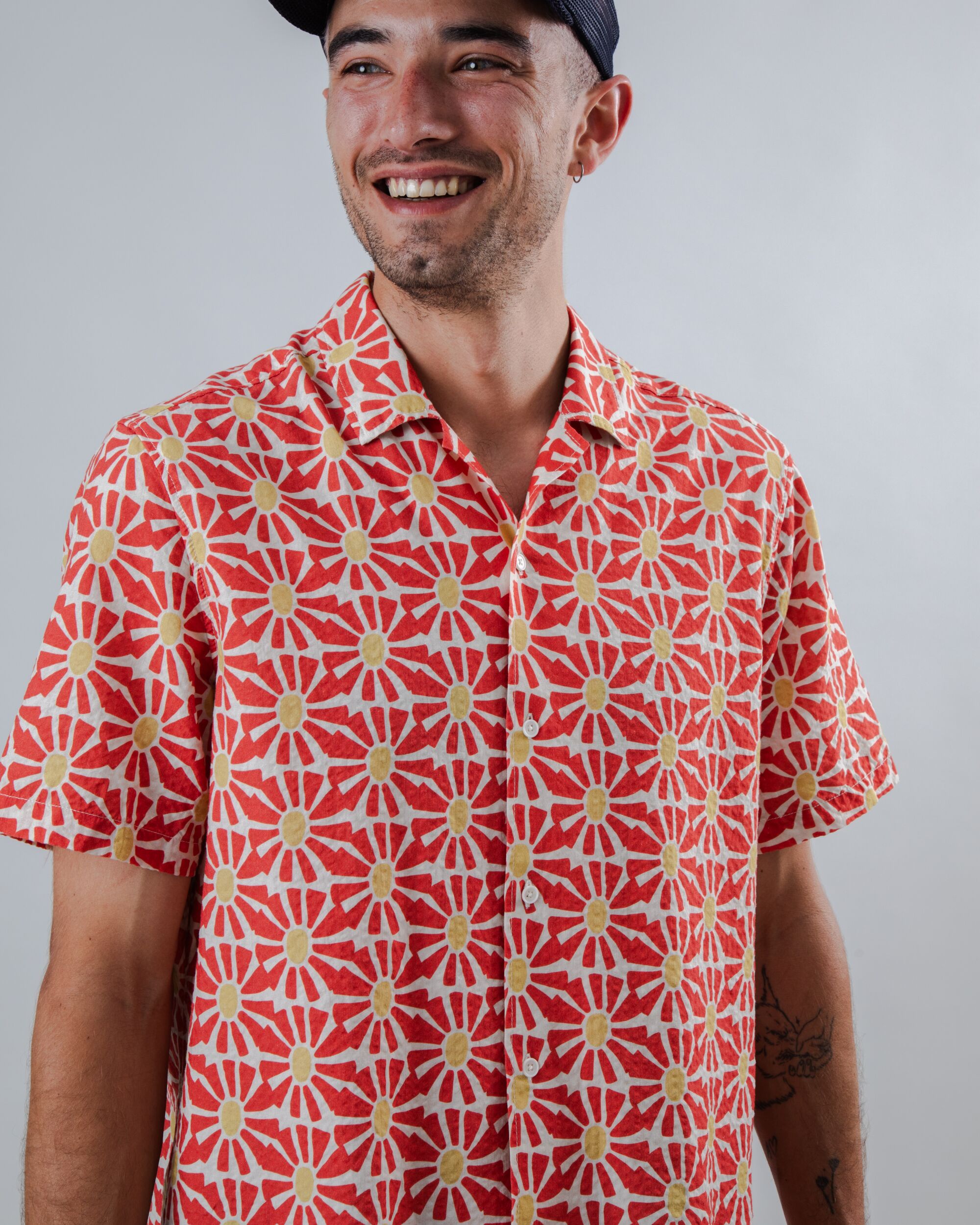 Marisol Aloha Shirt Red