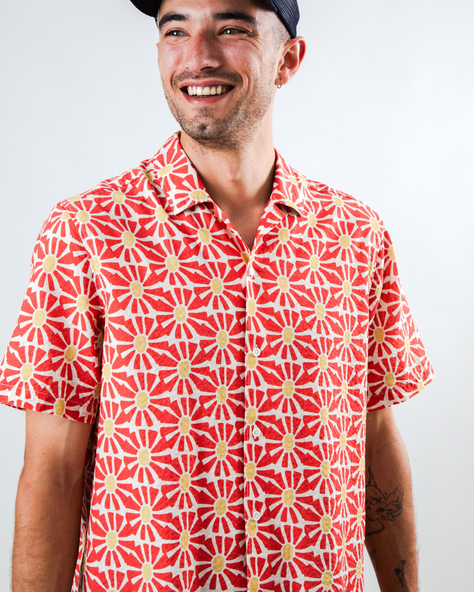 Marisol Aloha Shirt Red