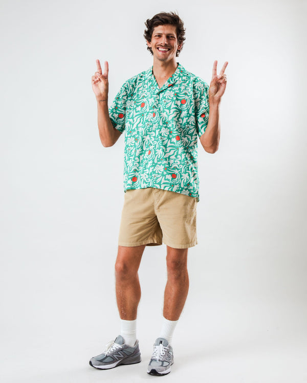 Ola de Calor Aloha Blouse Light Green