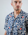Ola de Calor Aloha Shirt Navy