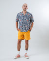 Ola de Calor Aloha Shirt Navy