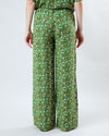 Peanuts Flower Garden Wide Leg Pants Green