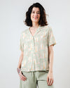 Borneo Aloha Blouse Ecru