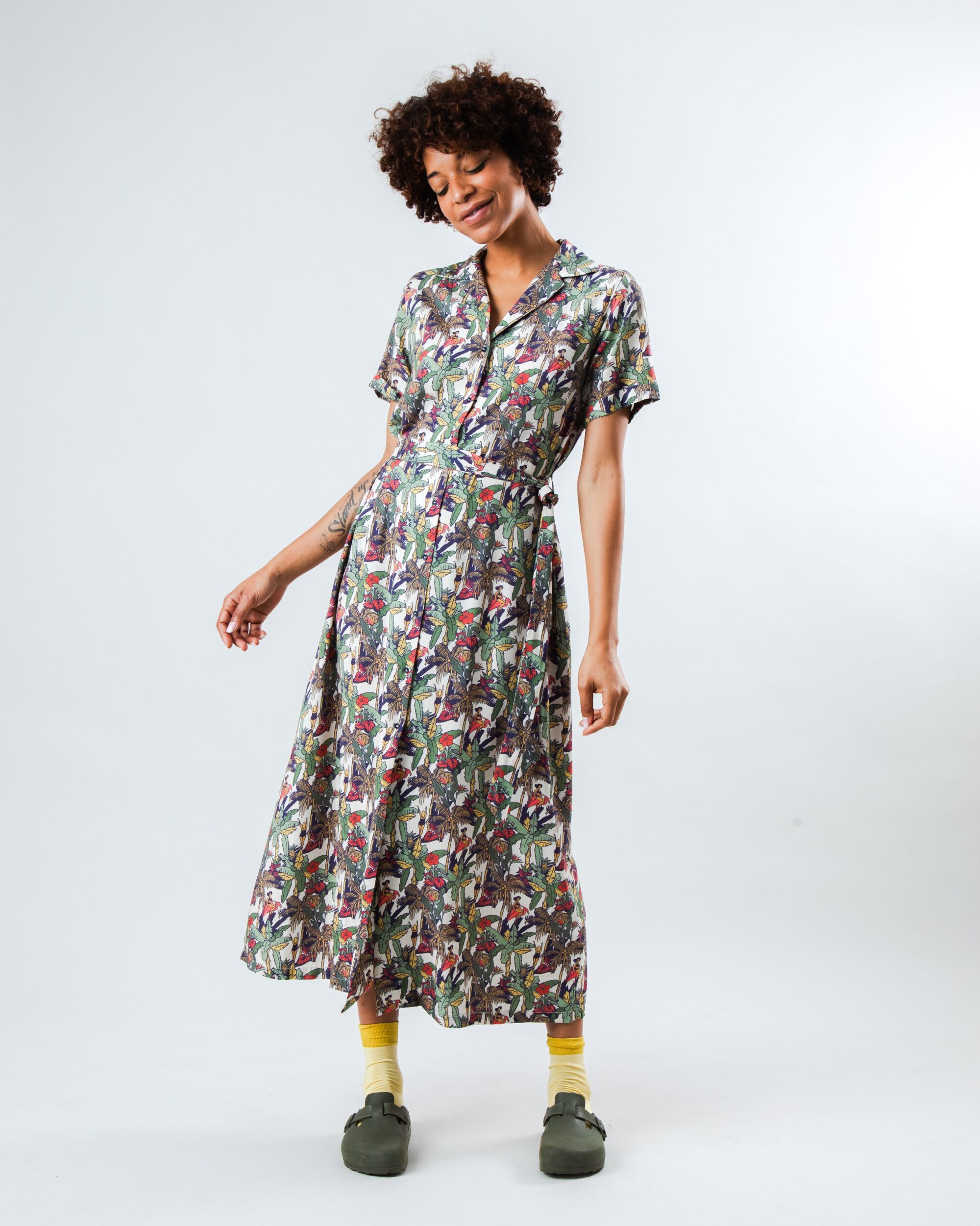 Helios Long Dress Ecru