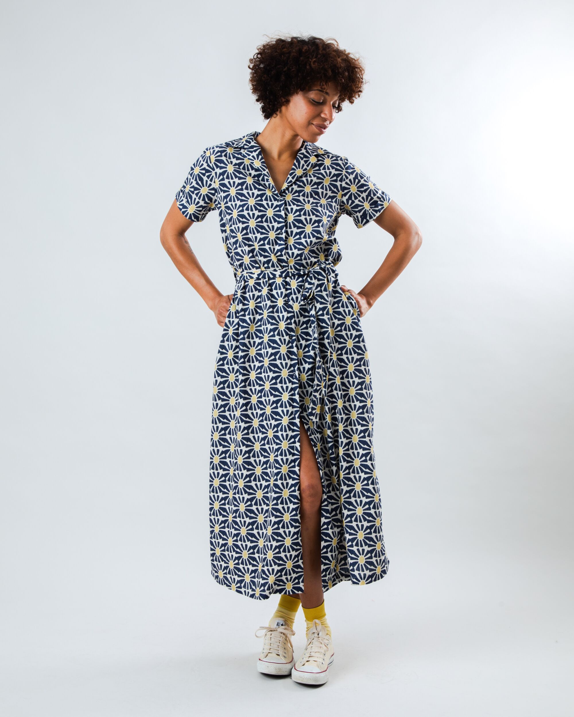 Marisol Long Dress Navy