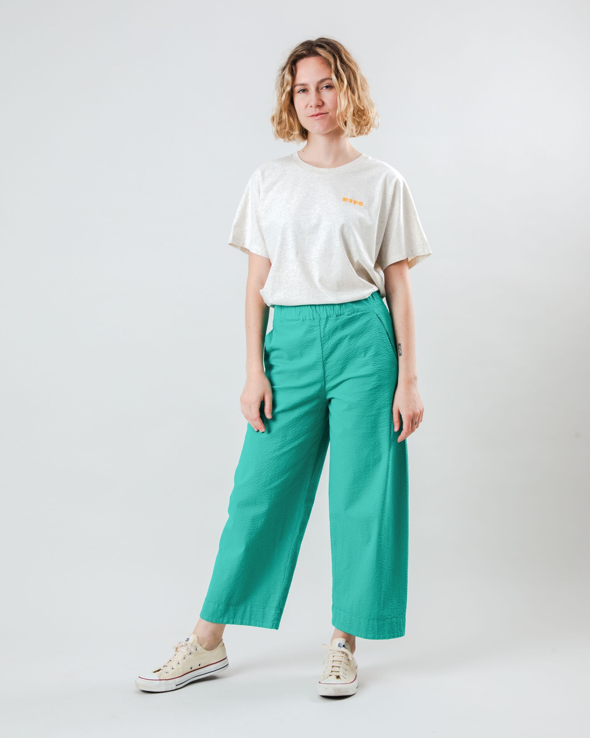 Oversize Picnic Pants Green