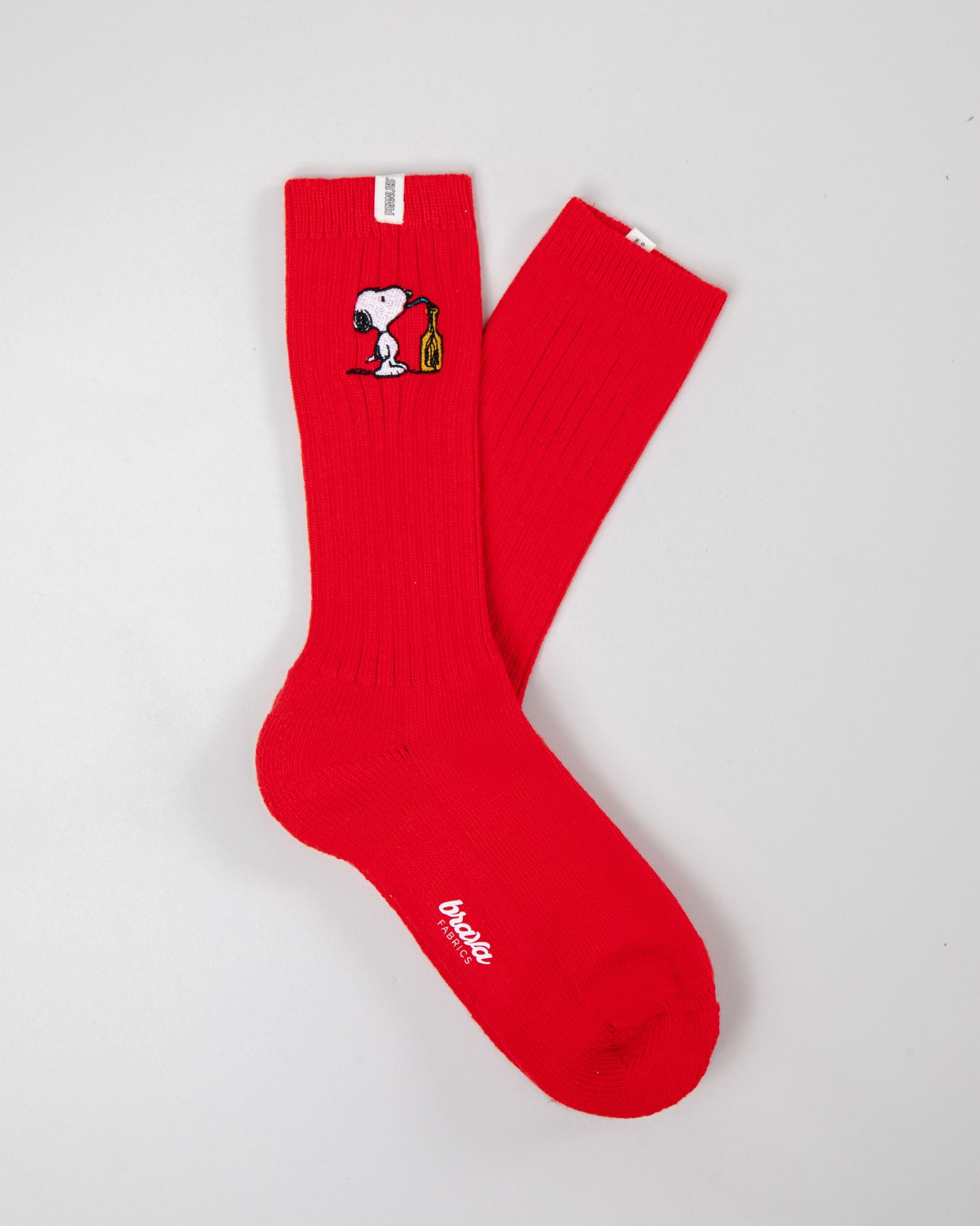 Peanuts Tropical Socks Red