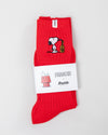 Peanuts Tropical Socks Red