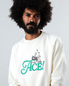 Peanuts Tennis Ace Snoopy Sweatshirt Ecru