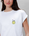 Peanuts Tennis Double Fault Snoopy Scoop Tee White