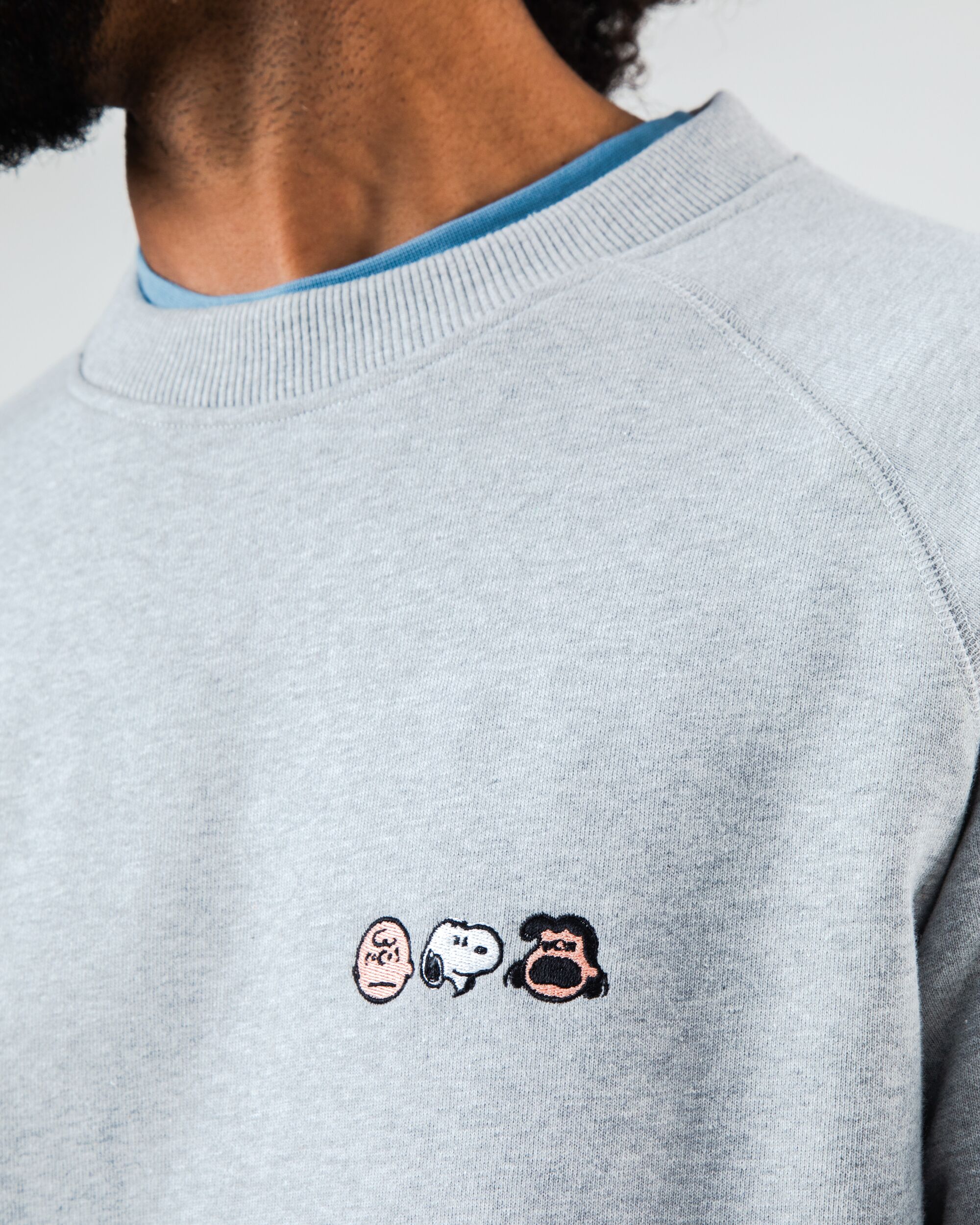Peanuts The Gang Sweatshirt Grey Melange