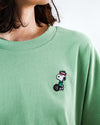 Peanuts The Tennis Snoopy Oversize Tee Green