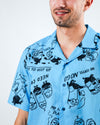 Minions Coffee Aloha Shirt Blue