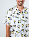 Minions Coffee Aloha Shirt Ecru