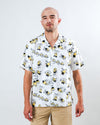 Minions Coffee Aloha Shirt Ecru