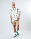 Minions Coffee Aloha Shirt Ecru
