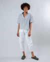 Sailor Cropped Blouse Blue
