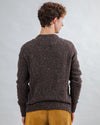 Wool Sweater Raglan Chocolate