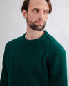 Wool Sweater Raglan Green