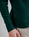 Wool Sweater Raglan Green