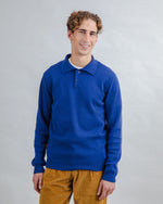 Knitted Polo Blue