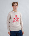 Atari Sweater Logo Jacquard Red