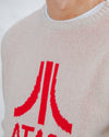 Atari Sweater Logo Jacquard Red