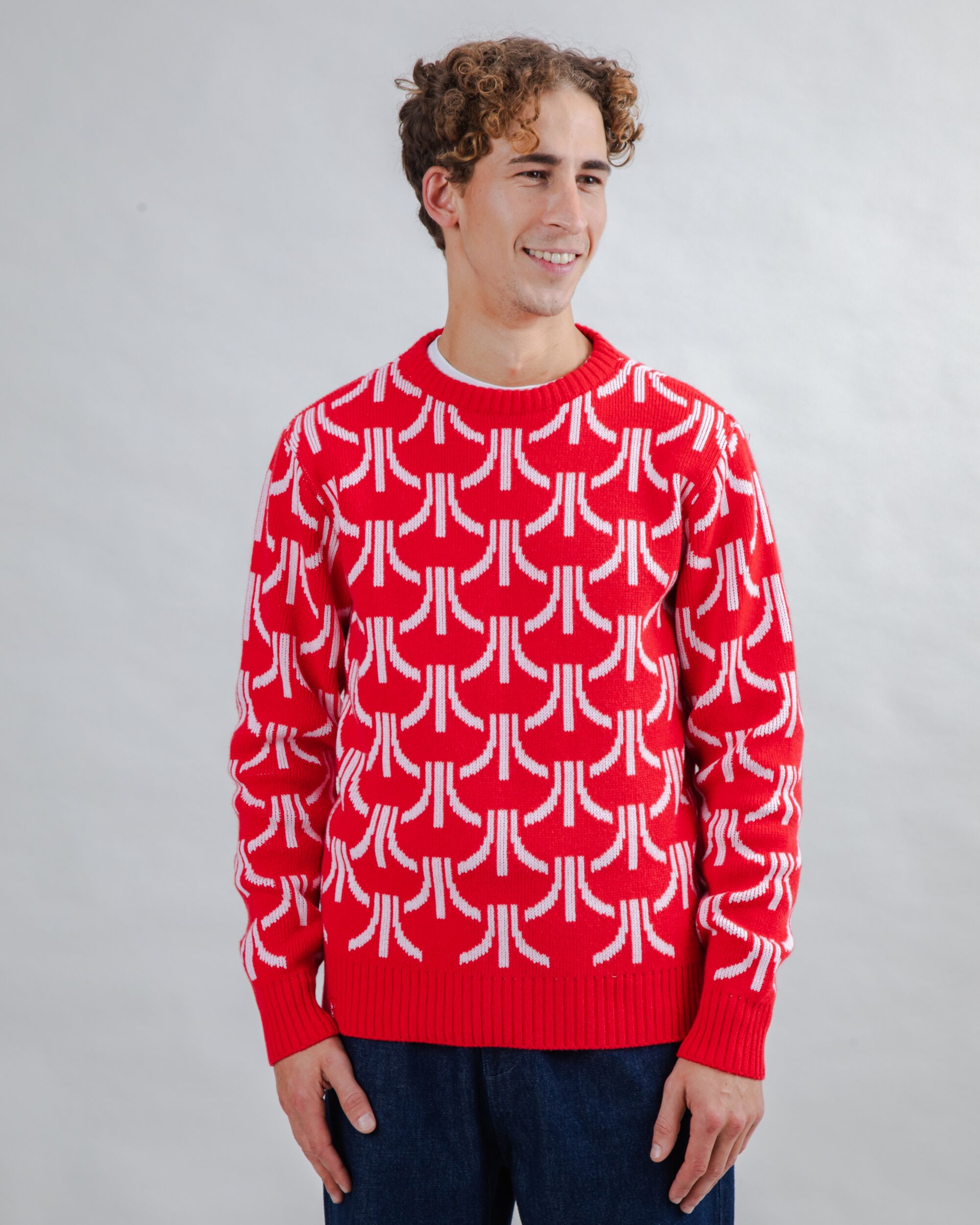 Atari Sweater Monogram Jacquard