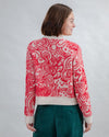 Cropped Sweater Noodles Jacquard