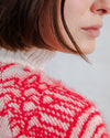 Cropped Sweater Noodles Jacquard