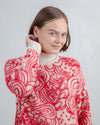 Cropped Sweater Noodles Jacquard