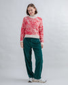 Cropped Sweater Noodles Jacquard
