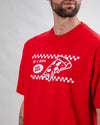 Hot & Brava Pizza Oversize T-shirt Red