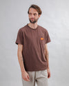 Choco Label T-shirt Brown