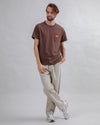 Choco Label T-shirt Brown
