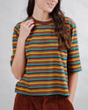 Stripes Squared Tee Multicolor