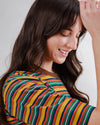 Stripes Squared Tee Multicolor