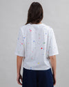 Splash Paint Squared Tee White