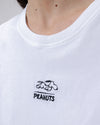 Peanuts Records Oversize Tee White