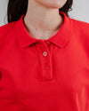 Brava Gum Polo Sweatshirt Red