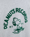 Peanuts Records Sweatshirt Grey