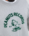 Peanuts Records Sweatshirt Grey