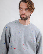 Splash Paint Sweatshirt Grey